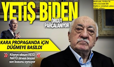 FETÖ'den Biden'a mektup! Son çırpınışlar