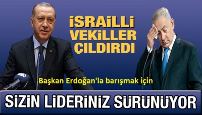 Filistinli vekil Erdoğan'ı övdü İsrailli vekiller çıldırdı: Lideriniz Erdoğan'la barışmak için yerlerde sürünüyor.