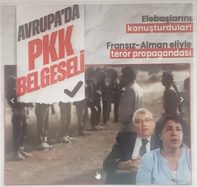 Fransa-Almanya ortaklığında skandal! Açıkça terör örgütü PKK propagandası yaptılar