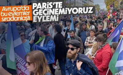  Fransa’da hayat pahalılığını protesto için yüz binlerce kişi sokaklara döküldü 