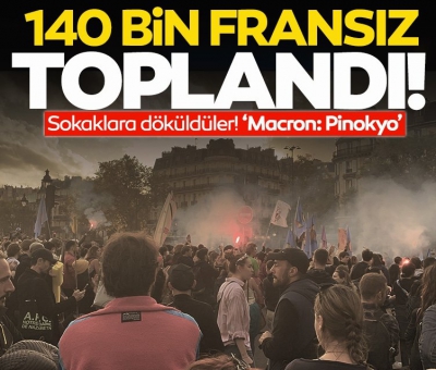  Fransa’da hayat pahalılığını protesto için yüz binlerce kişi sokaklara döküldü 