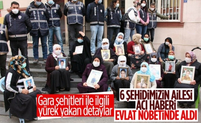 Gara şehitlerinin 6'sının ailesi acı haberi evlat nöbetinde aldı 