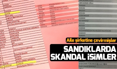 Garsonu, hizmetliyi sandık kurulu başkanı yaptılar.