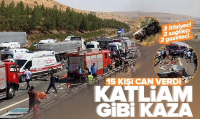Gaziantep'te zincirleme kaza! 16 kişi hayatını kaybetti