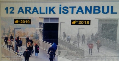 Geçen yıl lapa lapa kar yağmıştı, bugün güneşli! (İstanbul için kar yağışı açıklaması)..