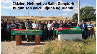 Girdikleri gölette boğulan ikizler Son yoculuğa uğurlandı