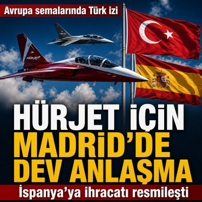 Gökyüzünde Türk imzası: HÜRJET için İspanya ile tarihi anlaşma