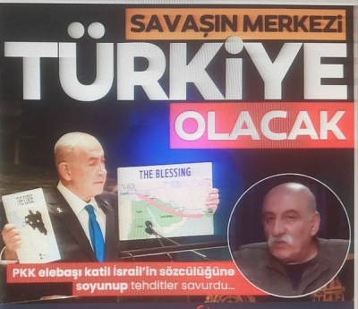 Gözünü Anadolu'ya diken İsrail'den PKK'ya siyonist reçete! Elebaşı Duran Kalkan'dan Arz-ı Mev'ud sözcülüğü: Savaşın merkezi Türkiye olacak