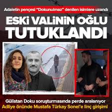 Gülistan Doku soruşturmasında kritik gelişme! Eski valinin oğlu tutuklandı