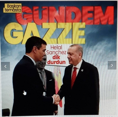 Gündem: Gazze'deki insani kriz! Başkan Erdoğan İspanya Başbakanı Sanchez ile görüştü 