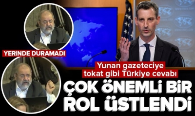 Hadsiz Yunan gazetecinin Türkiye provokasyonu elinde patladı
