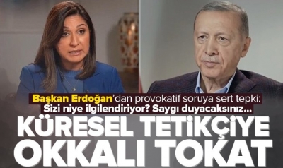 Hadsize haddini bildirdi! PBS kanalının sunucusu Amna Nawaz'ın provokatif sorusu ve küstah hareketine Başkan Erdoğan'dan sert tepki