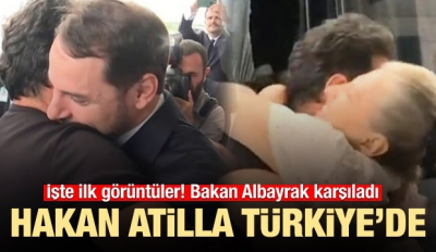 Hakan Atilla Türkiye'de! İlk görüntüler: Bakan Albayrak karşıladı.