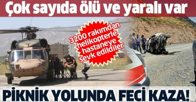 Hakkari'de bir araç uçuruma devrildi: 6 kişi hayatını kaybetti.