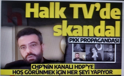 Halk TV'de PKK propagandası! Masa altındaki HDP'ye sözde gizli hizmet! Canlı yayında Türk askerini hedef aldılar...