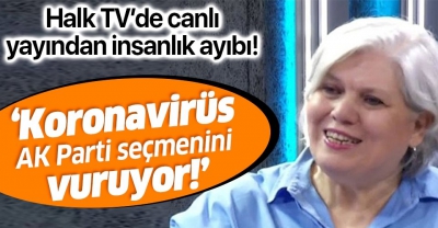 Halk TV'de Şeyda Taluk'tan AK Parti seçmeni hakkında skandal sözler.