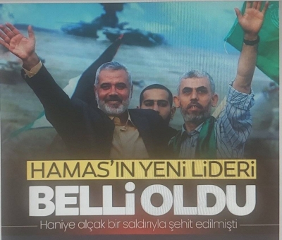 Hamas'ın yeni lideri Yahya Sinvar oldu!
