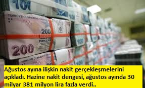 Hazine ve Maliye Bakanlığı 30 milyar lira fazla verildiğini açıkladı.
