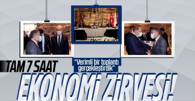 Hazine ve Maliye Bakanı Nureddin Nebati'den iş dünyası ile kritik buluşma