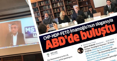 HDP, CHP ve FETÖ ABD’de bir araya geldi..