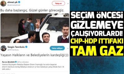 HDP CHP'den İstanbul'un diyetini istiyor....