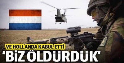 Hollanda'nın itirafı: F16 uçaklarıyla 70 sivilin ölümüne sebep olduk