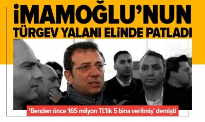 İBB başkanının TÜRGEV yalanı müşavirinden döndü.