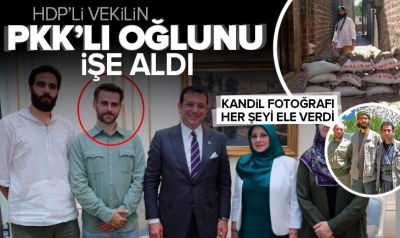 İBB'de büyük ihanet! İmamoğlu, HDP'li vekil Hüda Kaya'nın terörist oğlunu işe aldı 