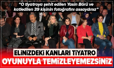 İçişleri Bakanı Süleyman Soylu: Elinizdeki kanları tiyatro oyunuyla temizleyemezsiniz.....