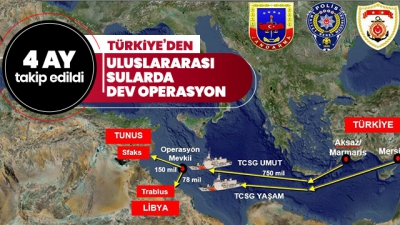 İçişleri Bakanlığı duyurdu: Uluslararası sularda 5 ton toz ele geçirildi.
