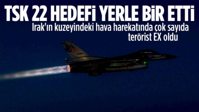 Irak'ın kuzeyine 4 günde 3'üncü harekat! Milli Savunma Bakanlığı duyurdu: 22 terör hedefine bomba yağdı