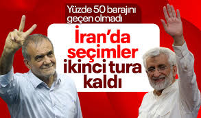 İran'da seçim ikinci tura kaldı! Pezeşkiyan ve Celili 5 Temmuz'da bir daha yarışacak