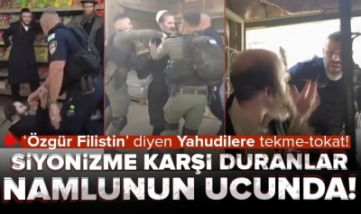 İşgalci İsrail polisi siyonizm karşıtı Yahudileri dövdü