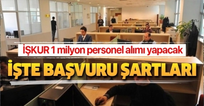 İŞKUR 1 milyon personel alımı yapacak! 2500 TL maaşla iş ilanı başvuru şartları nedir, ne zaman açılacak?