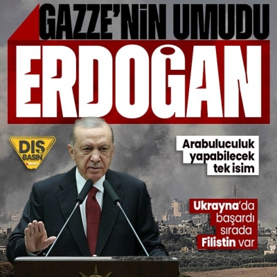 İsrail Gazze’de büyük bir soykırıma imza atarken Filistin’in umudu Türkiye oldu.