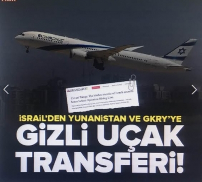 İsrail'den Yunanistan ve GKRY'e gizli uçak transferi! 
