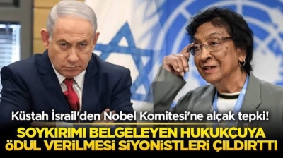İsrail’e bir şok da Nobel’den