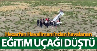 İstanbul Büyükçekmece'de uçak düştü! Valilik'ten son dakika açıklama