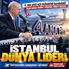  İstanbul Havalimanı'na 4. ana pist! Başkan Erdoğan'dan net mesaj: Türkiye, sivil havacılıkta şampiyonlar ligine çıktı