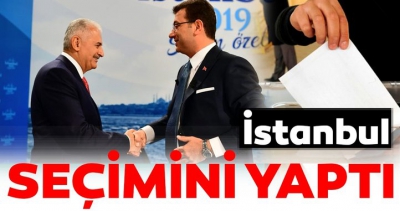 İstanbul seçim sonuçları: İBB Başkanlığı seçimini Ekrem İmamoğlu kazandı...