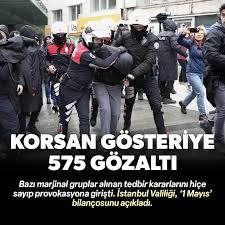 İstanbul'da izinsiz 1 Mayıs gösterilerine polis müdahale etti: 575 kişi gözaltına alındı | 15 Temmuz Şehitler Köprüsü'nü kapatmaya çalıştılar
