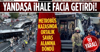 İstanbul'da metrobüsler çarpıştı! Çok sayıda yaralı var... Cumhuriyet Başsavcılığı kazaya ilişkin soruşturma başlattı