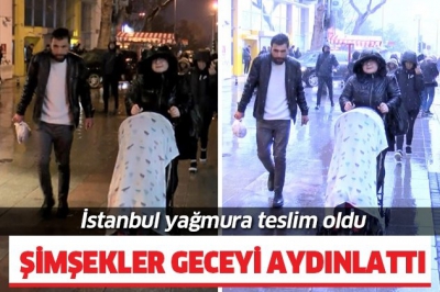 İstanbul’da sağanak yağış etkili oldu!