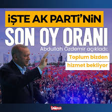 İşte AK Parti'nin son oy oranı! AK Parti İstanbul İl Başkanı Abdullah Özdemir açıkladı 