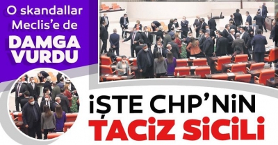 İşte CHP'nin taciz sicili! Meclis'e damga vurdu.