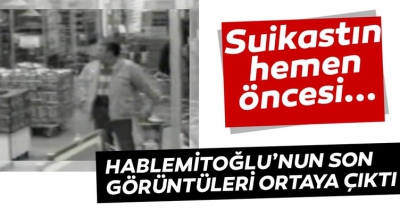 İşte Doç. Dr. Necip Hablemitoğlu'nun saldırıya uğramadan önceki son görüntüleri.