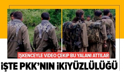 İşte PKK'nın ikiyüzlülüğü! Önce infaz sonra timsah gözyaşı.....