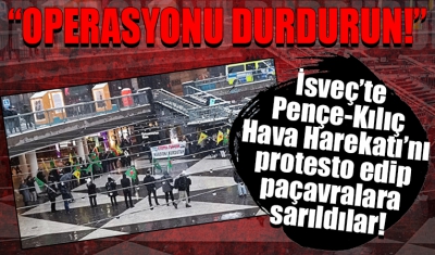 İsveç'te skandal görüntü! Pençe-Kılıç Harekatı PKK/YPG yandaşlarını panikletti: 'NATO anlaşmasını iptal edin!'