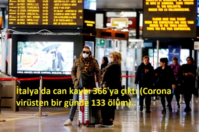 İtalya'da can kaybı 366'ya çıktı (Corona virüsten bir günde 133 ölüm)