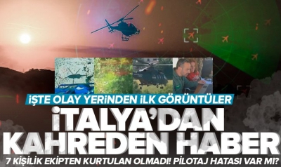  İtalya’da kaybolan helikopterde yeni gelişme! Eczacıbaşı helikopterinde cansız bedenlere ulaşıldı! 
